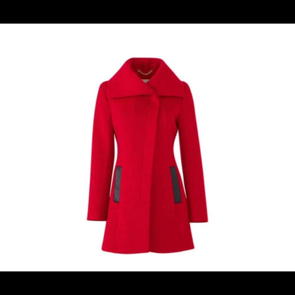 Women’s Soia & Kyo Red Wool Coat